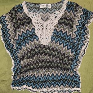 Cato girl's sleeveless top size large (N97)